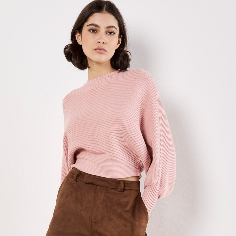 Ribbed Batwing / Dolman Sweater